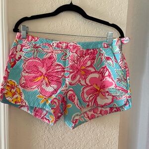 Lilly Pulitzer Vibrant Floral Print Shorts